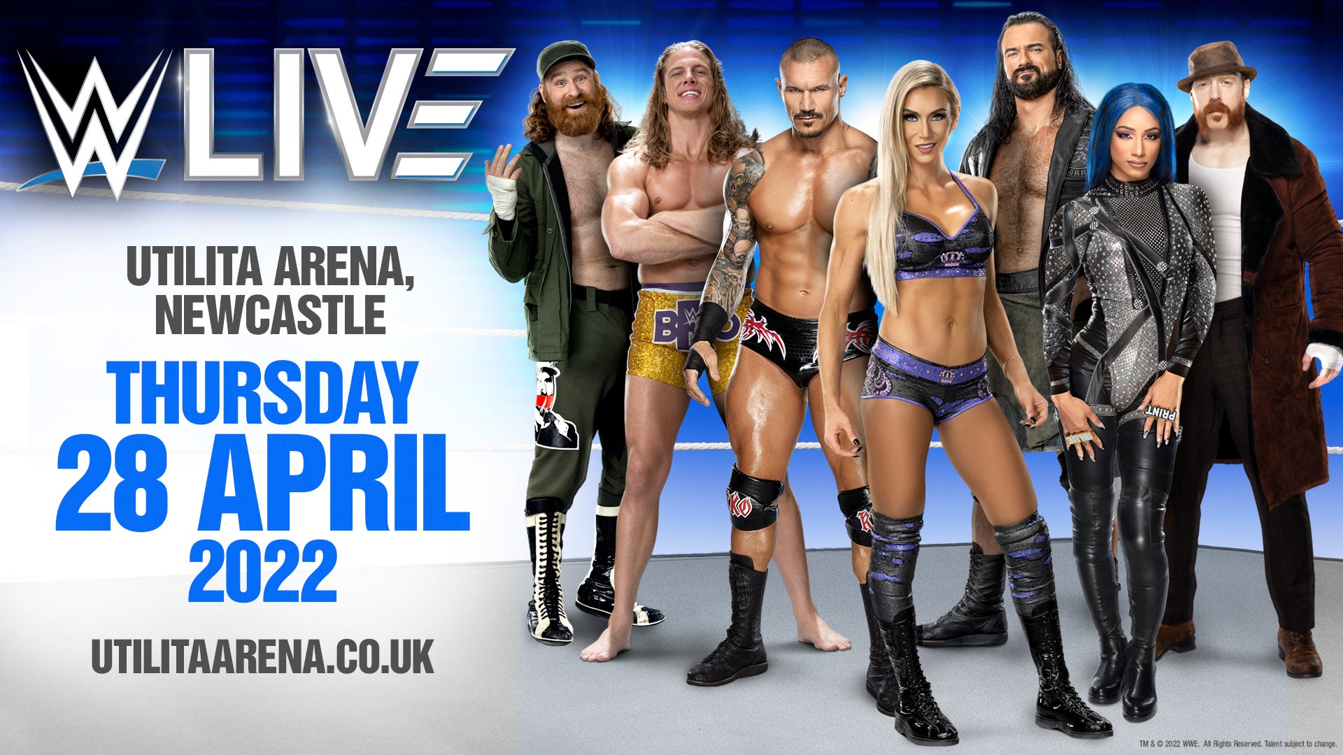 wwe tour 2022 uk